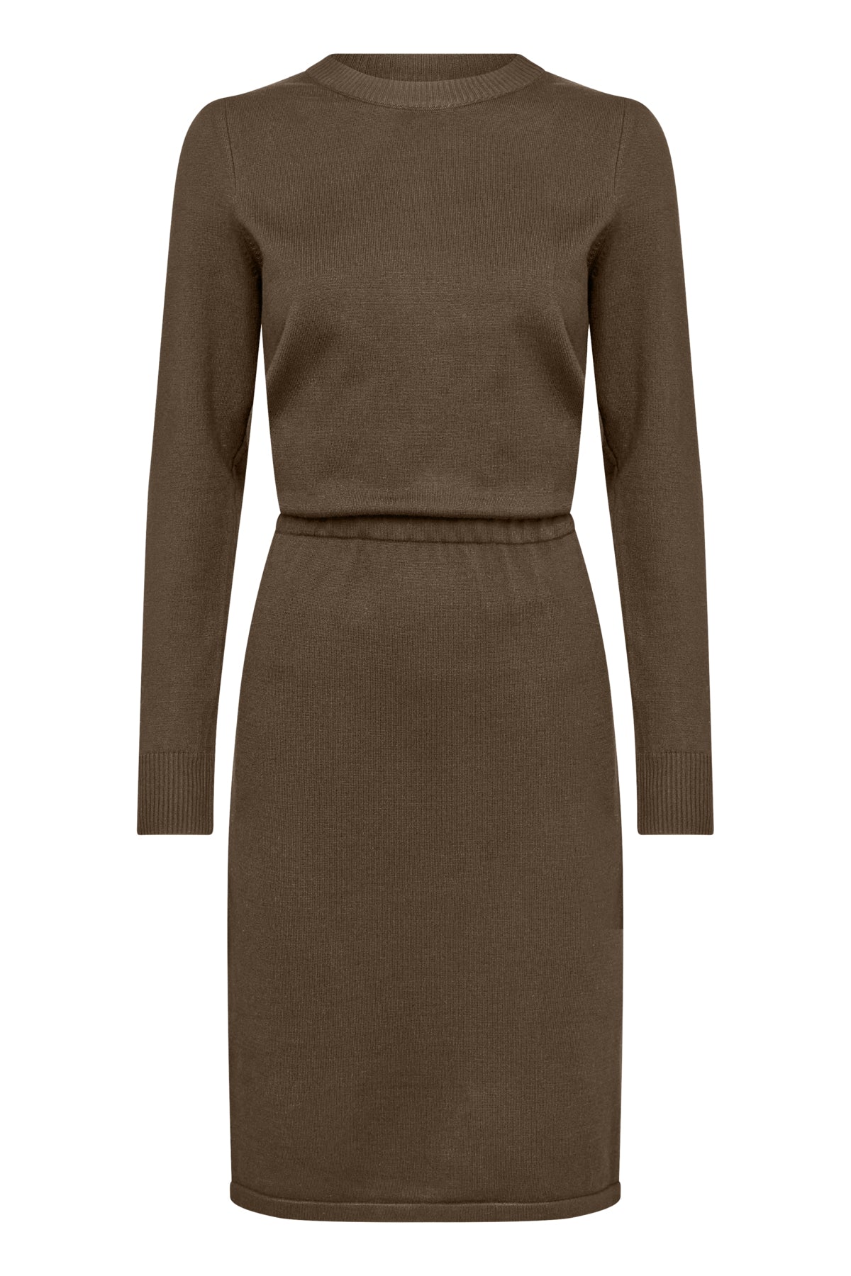MilaSZ LS Dress Fondue Fudge Melange - 30513967