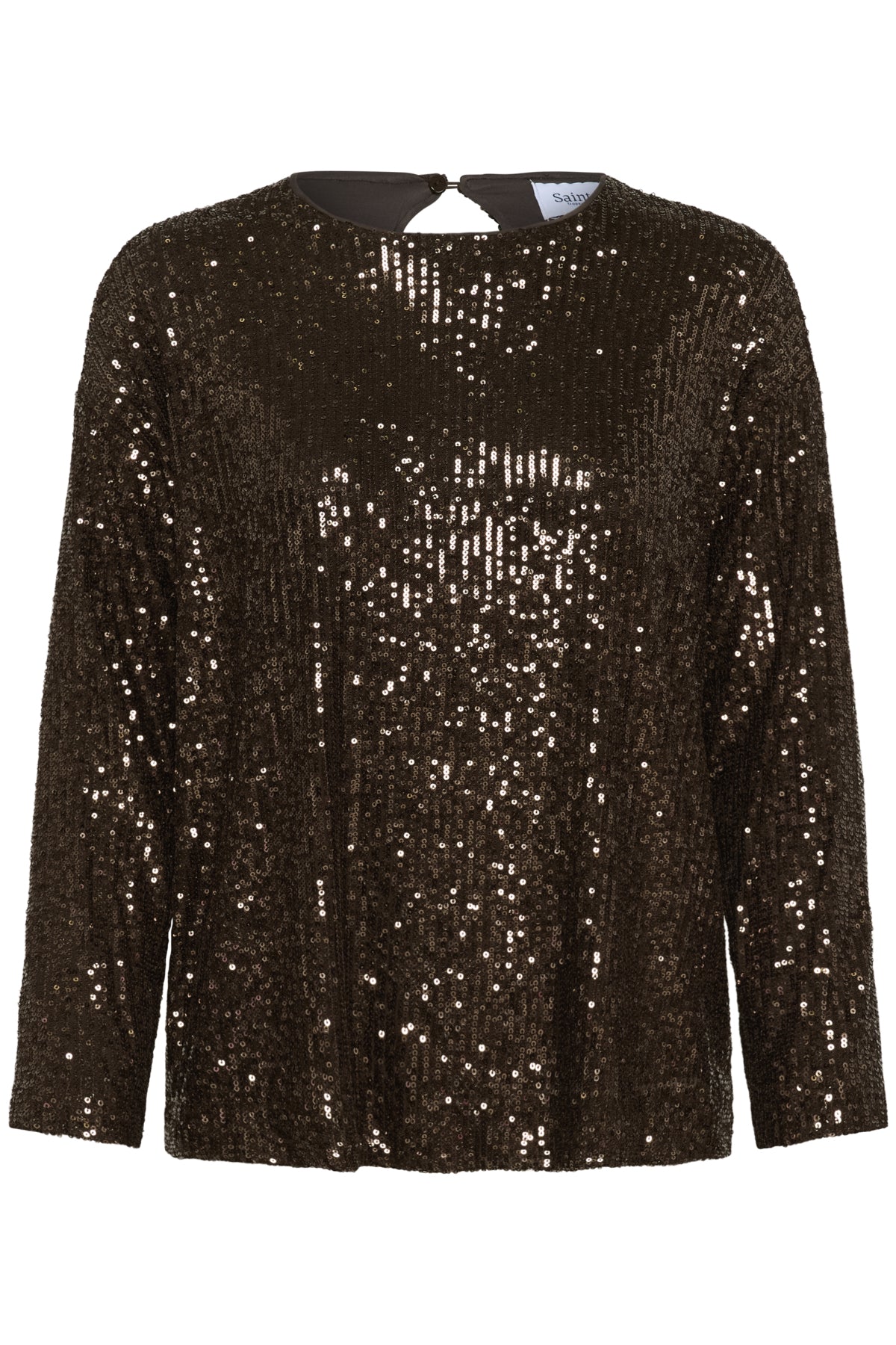 ReyanaSZ R-Neck Blouse Mulch - 30513969