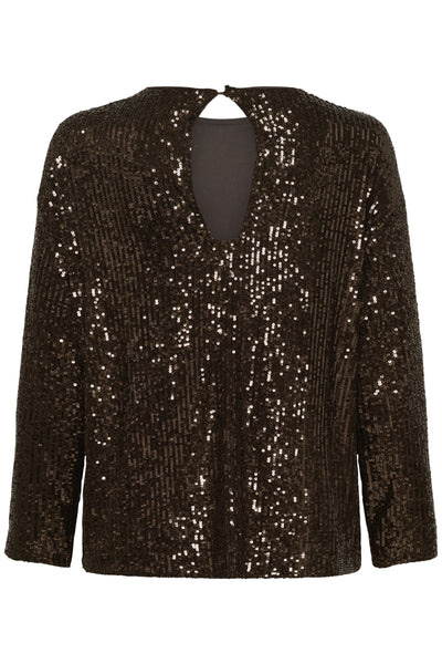 ReyanaSZ R-Neck Blouse Mulch - 30513969 Thumbnail