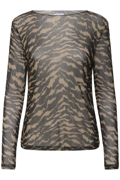 ZulvirSZ Blouse Black Shifted Strokes - 30513970 Thumbnail