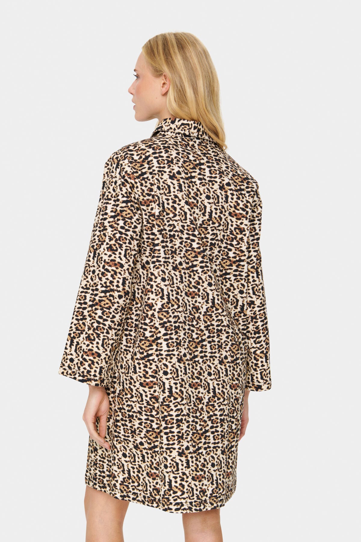 ZeekaSZ Dress Black Denim Leopard - 30514041