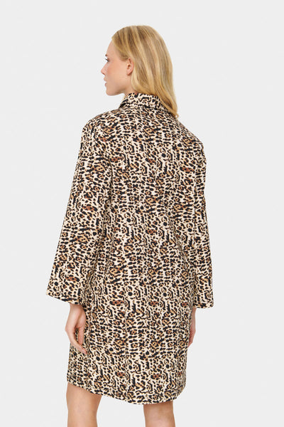 ZeekaSZ Dress Black Denim Leopard - 30514041 Thumbnail