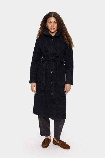 FerddySZ Long Wool Coat Black - 30514136 Thumbnail