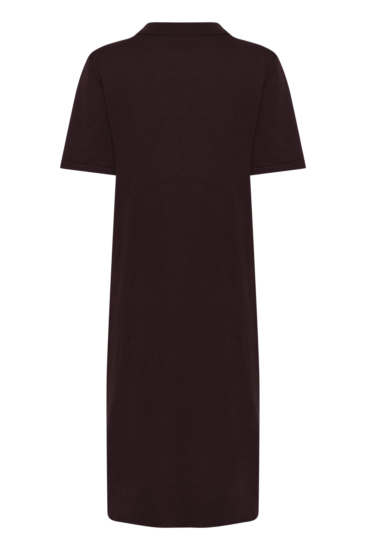 MilaSZ Polo SS Dress Chocolate Plum - 30514319