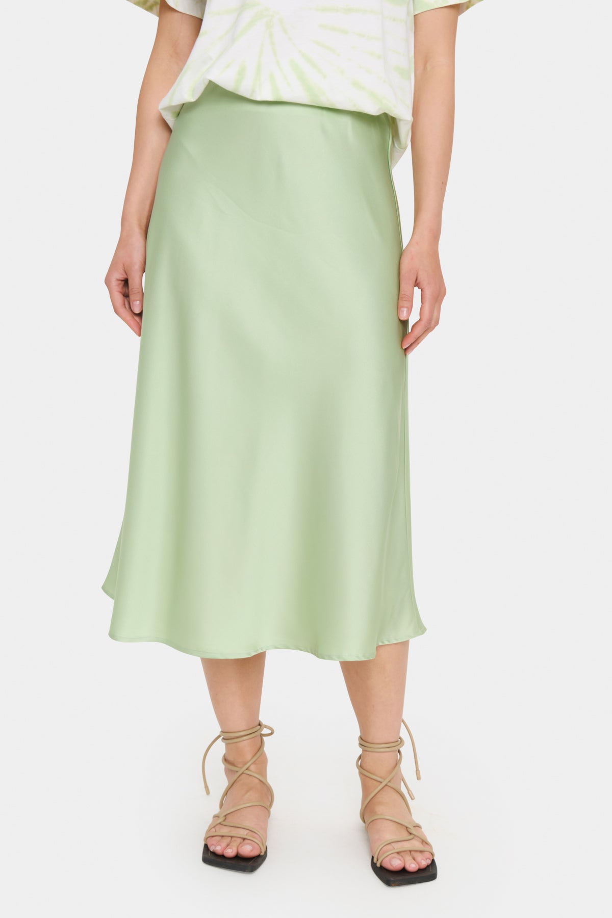 LodisaSZ Skirt Smoke Green - 30514352