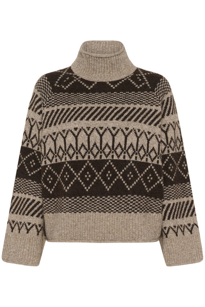 MichaSZ Rollneck Fondue Fudge Melange - 30514422 Thumbnail