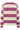 MajsaSZ Sweatshirt Red Violet Beige Block Stripe - 30514451