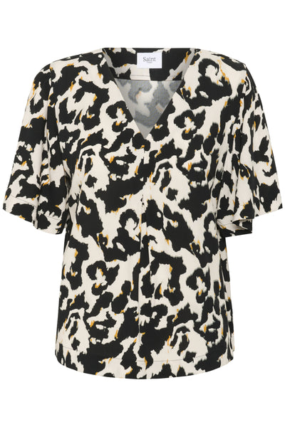 MarcaSZ Blouse Orchid Painted Leopard - 30514465 Thumbnail