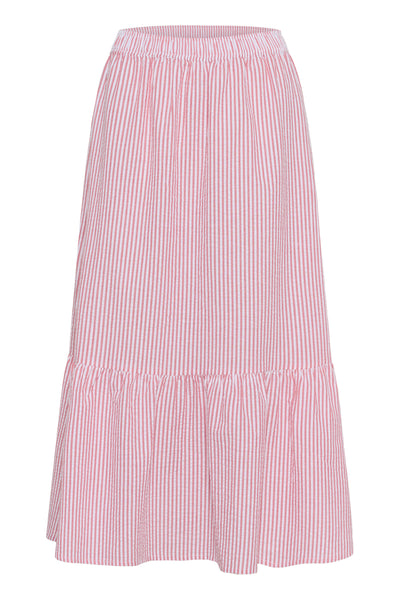 ElmikoSZ Maxi Skirt Fandango Pink White Stripe - 30514533 Thumbnail
