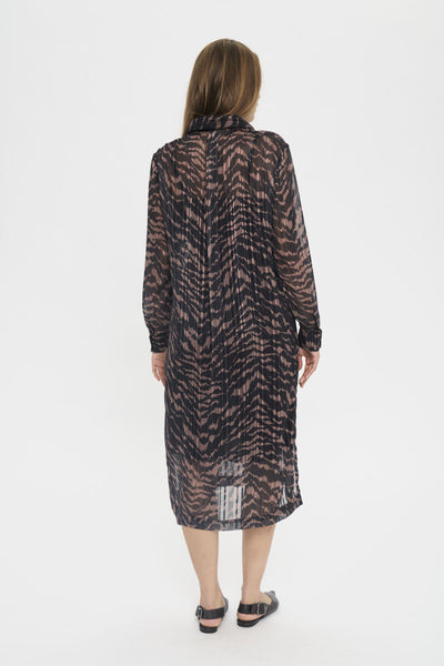 NestaSZ Dress Black Shifted Strokes - 304346 - 30514572 Thumbnail