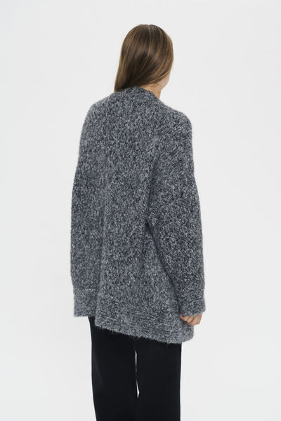 NorthSZ Cardigan Gunmetal Melange - 1803061 - 30514582 Thumbnail