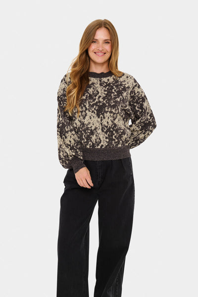 NahlaSZ Pullover Gunmetal Melange - 1803061 - 30514614 Thumbnail
