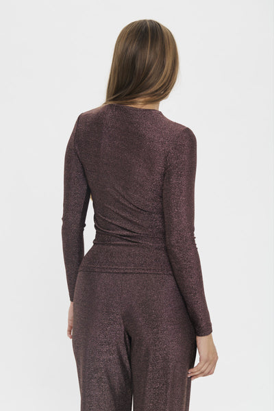 NoriaSZ LS Blouse Dark Oak - 191016 - 30514626 Thumbnail