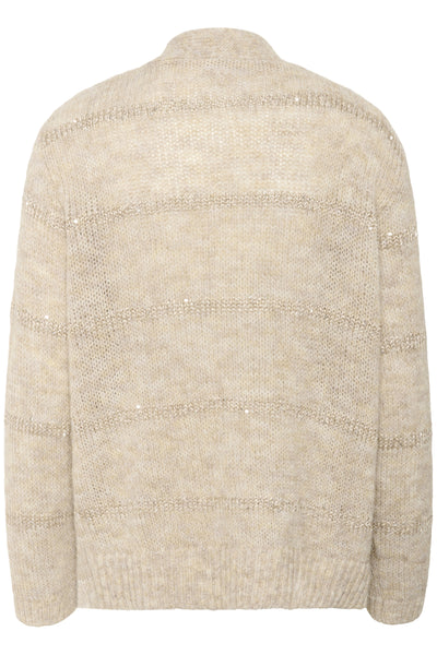 NoraliSZ Open Cardigan Seedpearl Melange - 1207031 - 30514632 Thumbnail