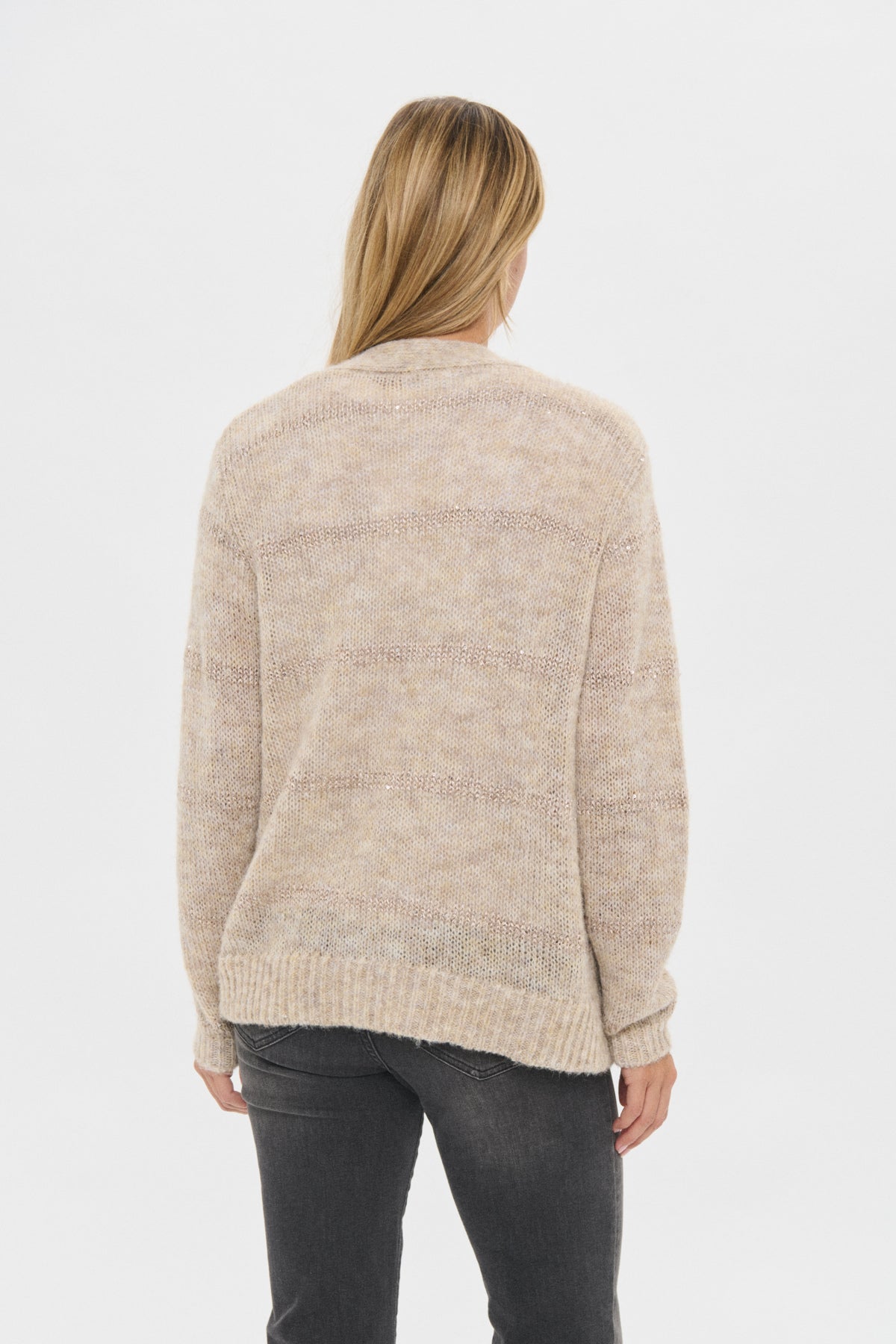 NoraliSZ Open Cardigan Seedpearl Melange - 1207031 - 30514632