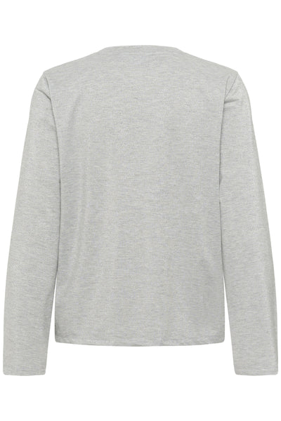 HagaSZ LS Blouse Pearl Grey Mel - 1541011 - 30514652 Thumbnail