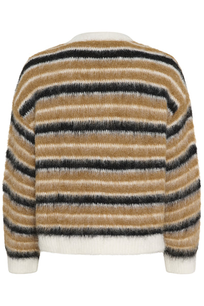 OlmaSZ Cardigan Tannin Black NavySky Stripes - - 30514758 Thumbnail