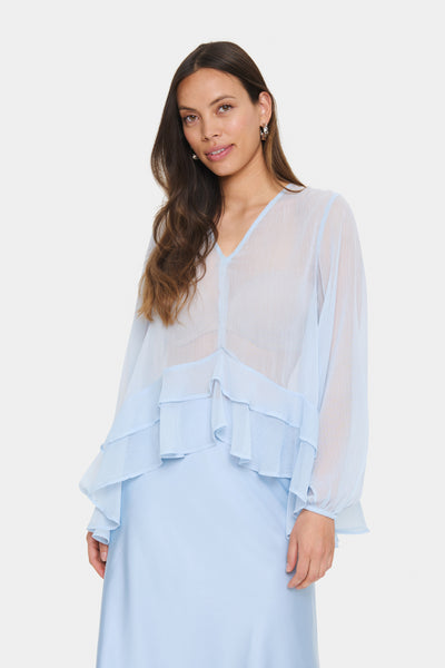LindzySZ Blouse Cashmere Blue - 30514782 Thumbnail