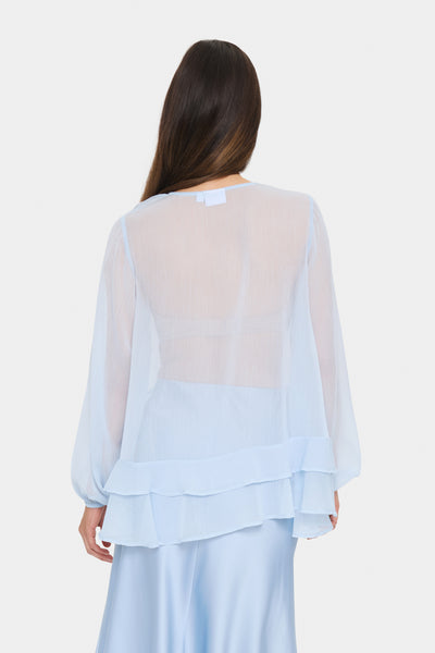 LindzySZ Blouse Cashmere Blue - 30514782 Thumbnail