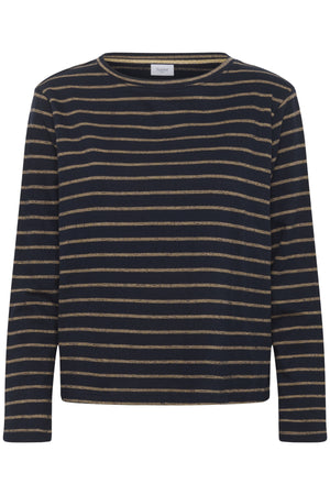 OsannaSZ LS Blouse Nightsky Tanin Stripe - 304517 - 30514807