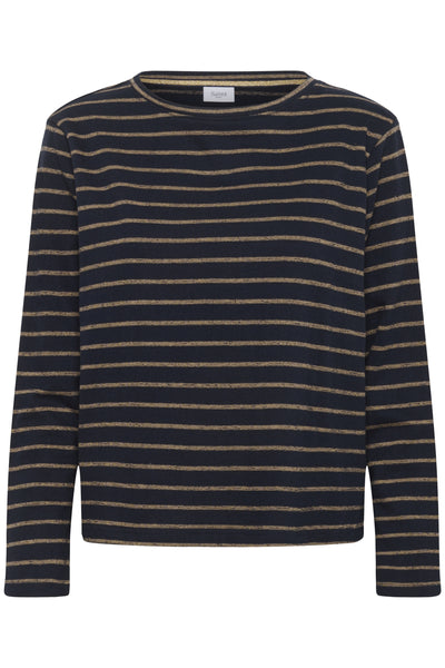 OsannaSZ LS Blouse Nightsky Tanin Stripe - 304517 - 30514807 Thumbnail