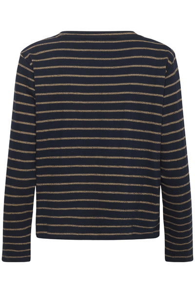 OsannaSZ LS Blouse Nightsky Tanin Stripe - 304517 - 30514807 Thumbnail