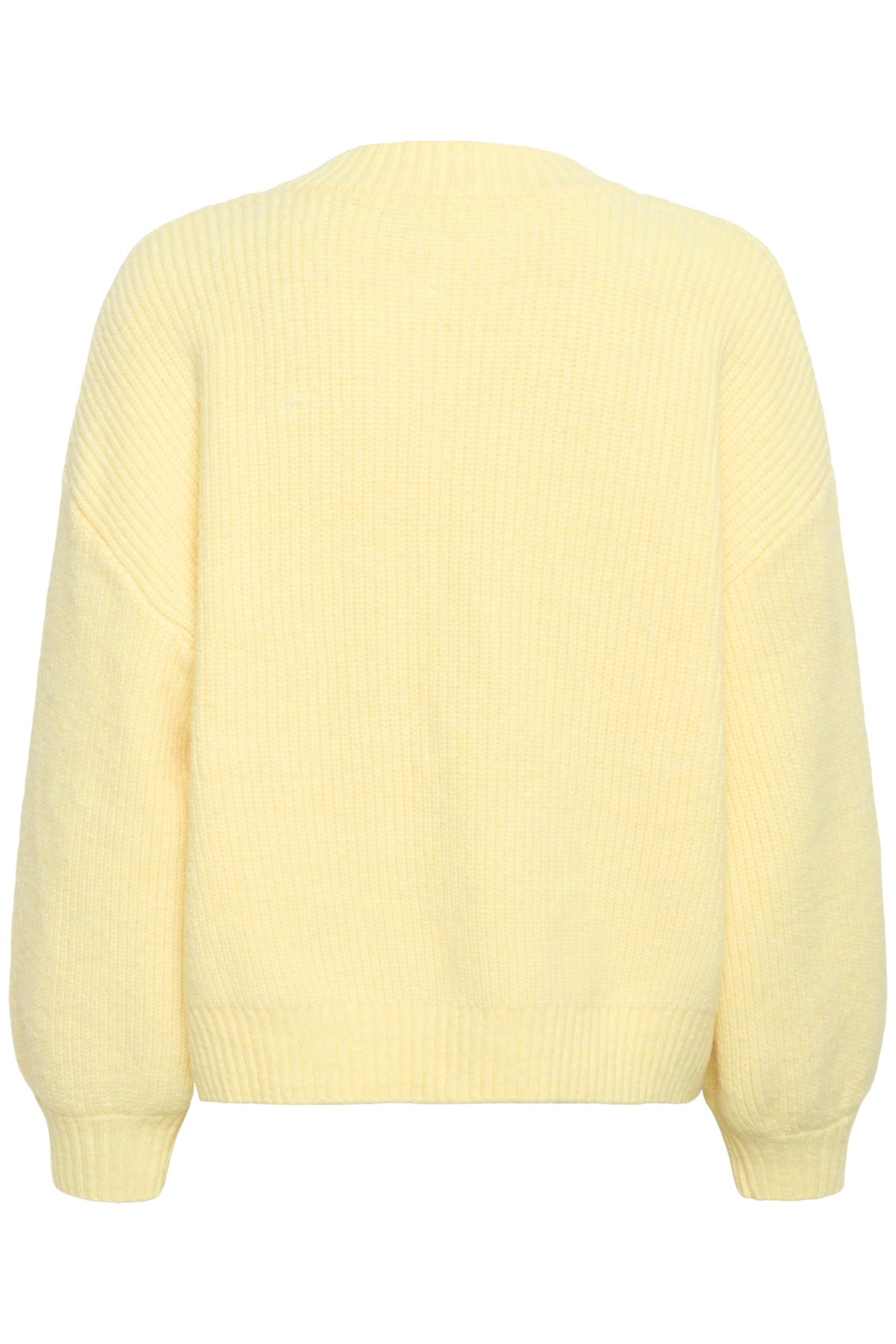 OttolineSZ V-Neck Pullover Lemon Drop Melange - 1207361 - 30514811
