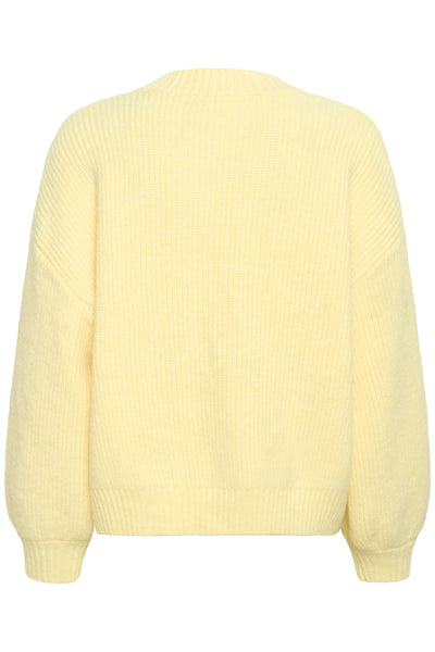 OttolineSZ V-Neck Pullover Lemon Drop Melange - 1207361 - 30514811 Thumbnail