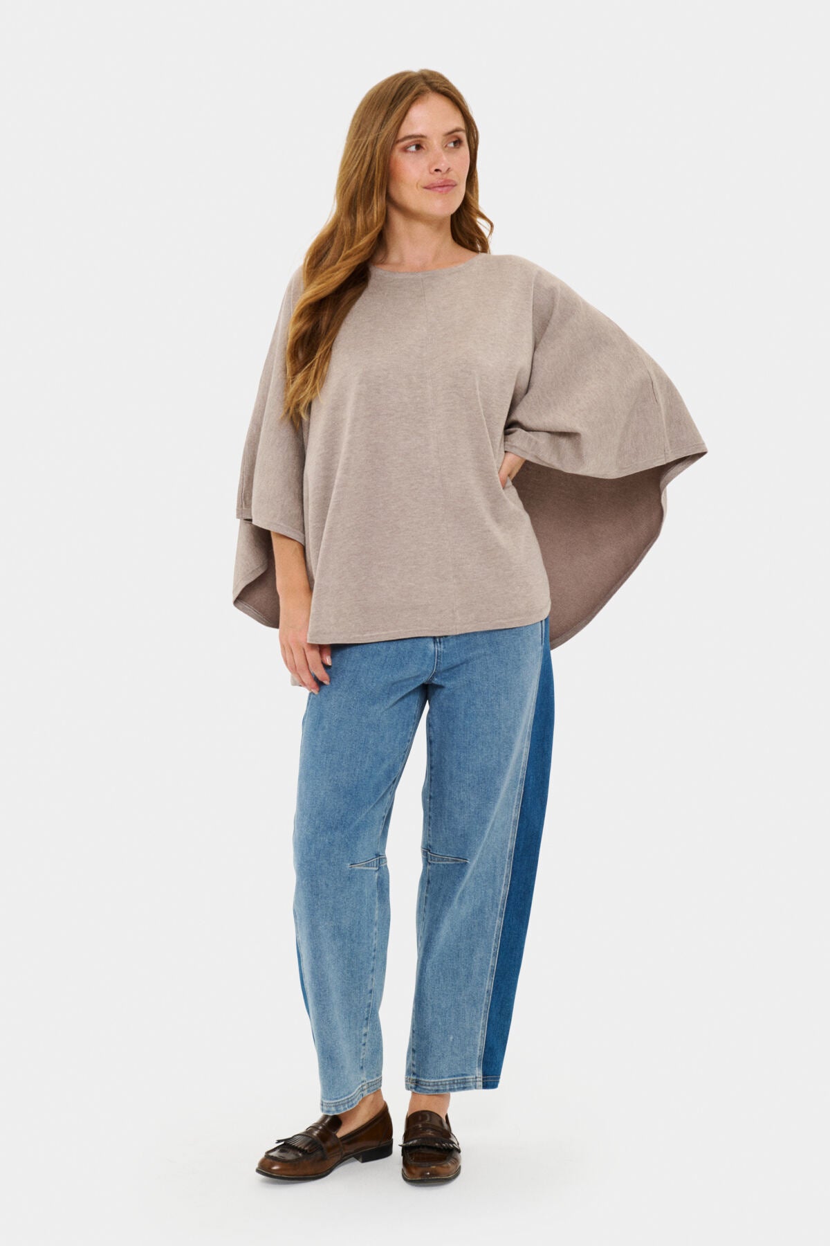 BilliSZ Poncho Fog Melange - 30514828
