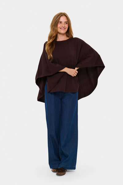 BilliSZ Poncho Chocolate Plum - 30514828 Thumbnail