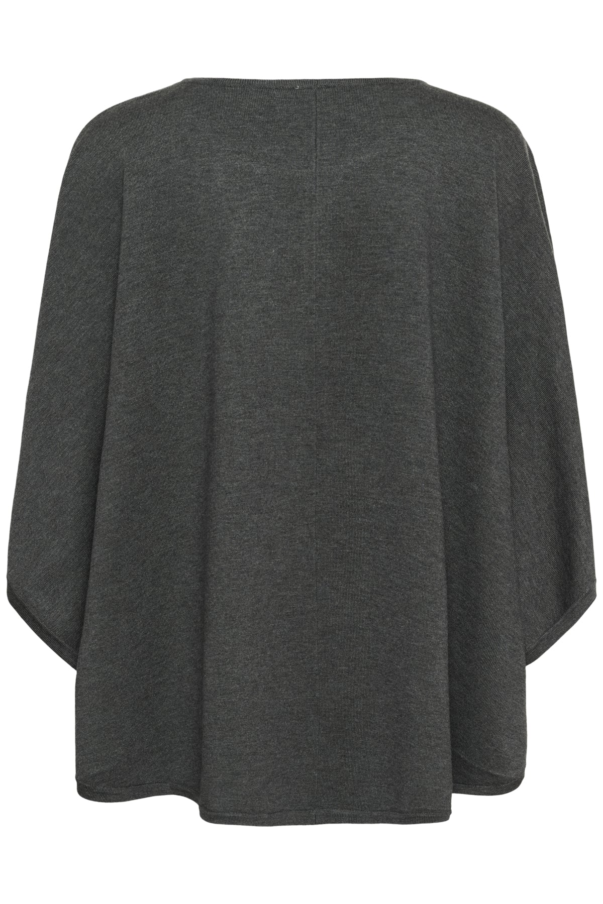 BilliSZ Poncho Grey Iron Melange - 30514828