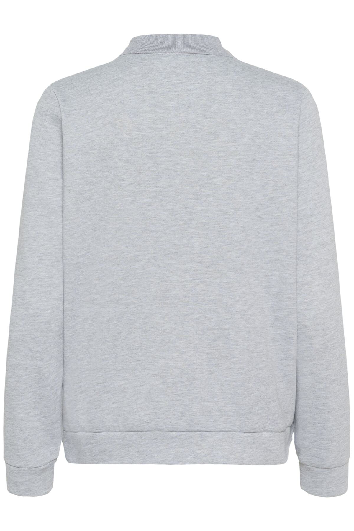 MoneSZ Sweatshirt Gray Morn Melange - 30514864