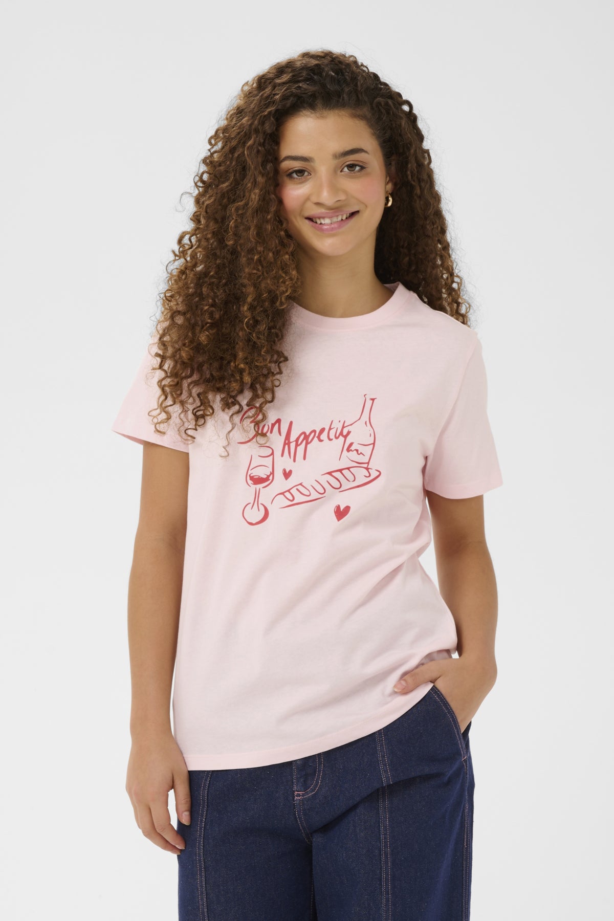 PemilioSZ T-Shirt Barely Pink - 122906 - 30514913
