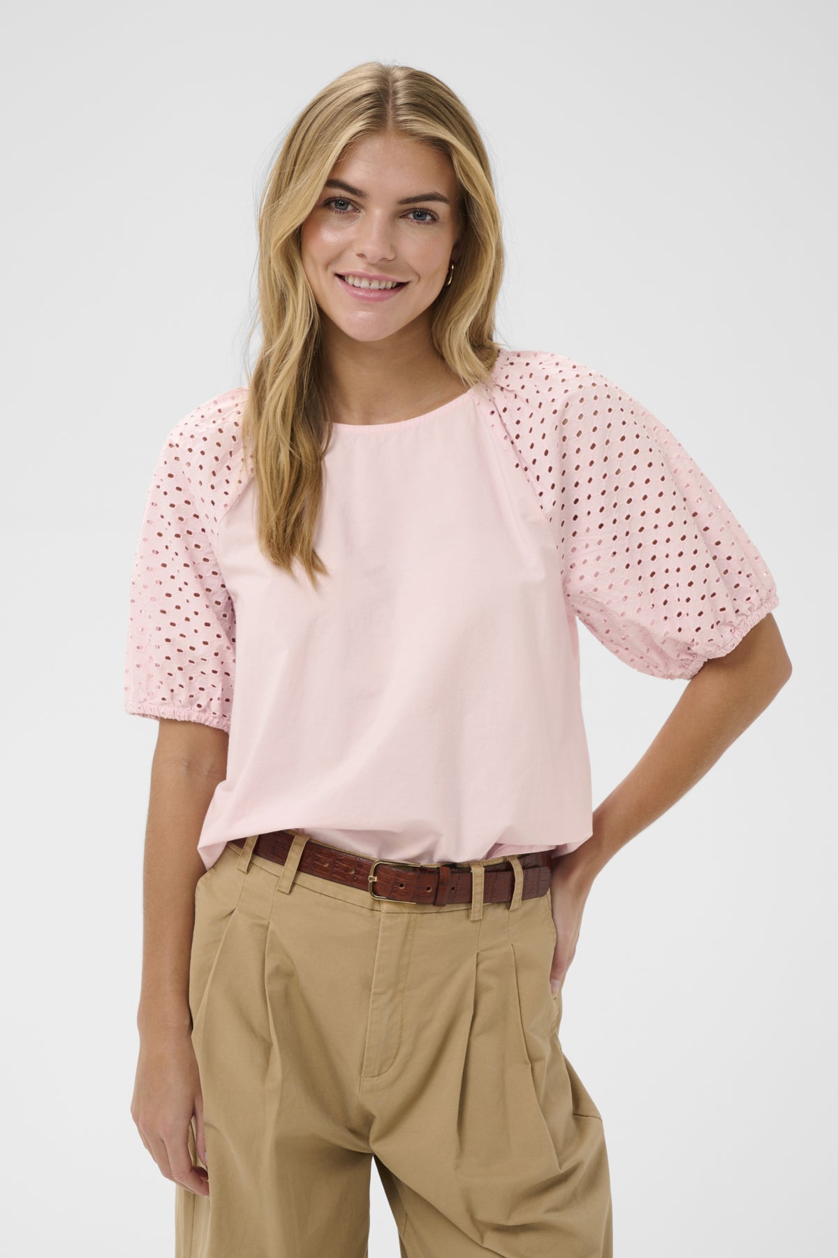 PalaSZ SS Blouse Chalk Pink - 131904 - 30514962