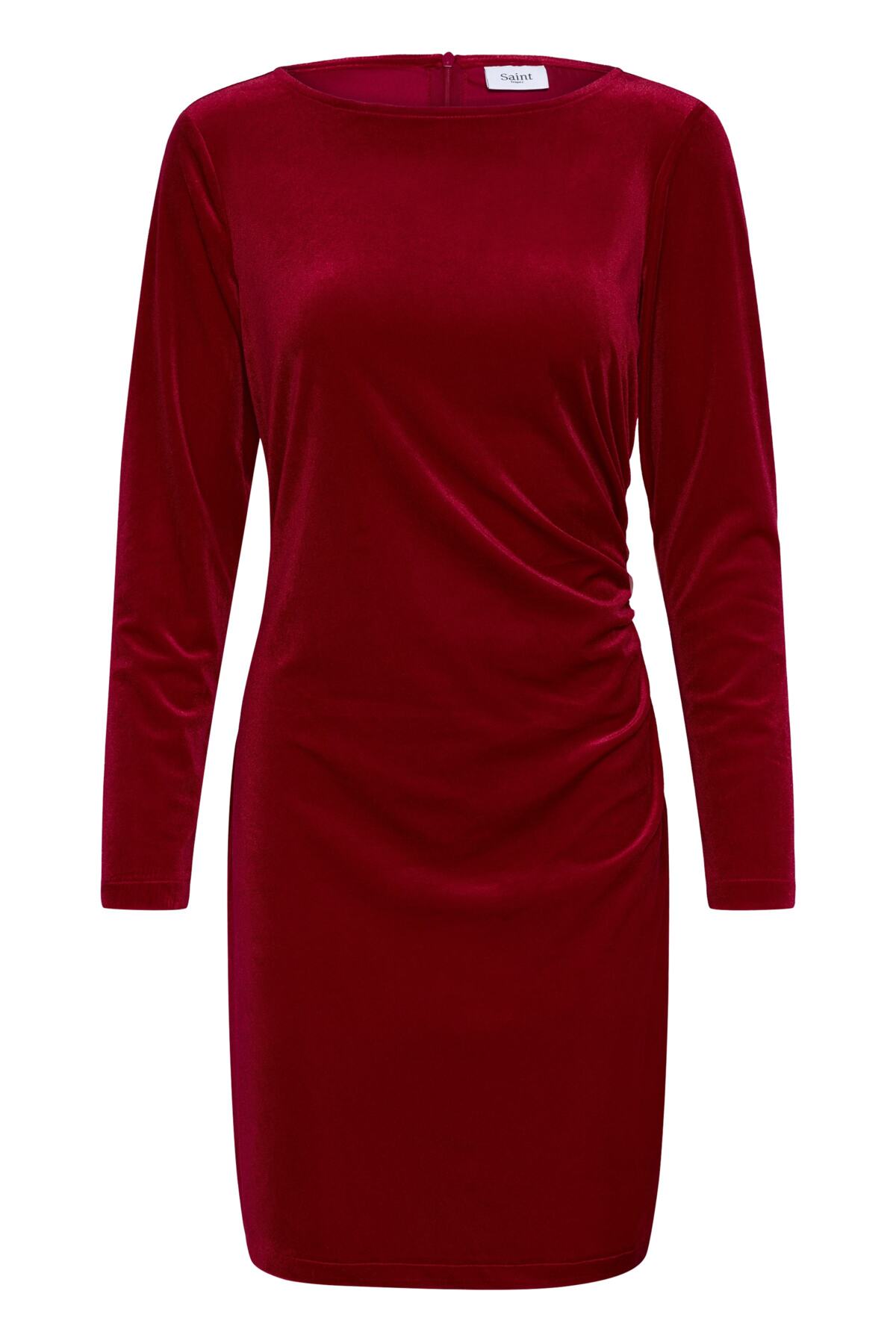 MaryannSZ LS Dress Chinese Red - 30515017