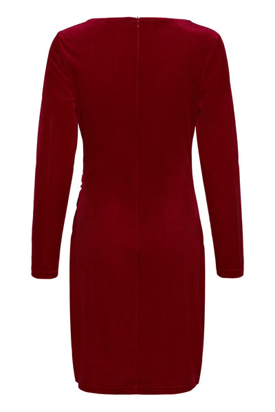 MaryannSZ LS Dress Chinese Red - 30515017 Thumbnail