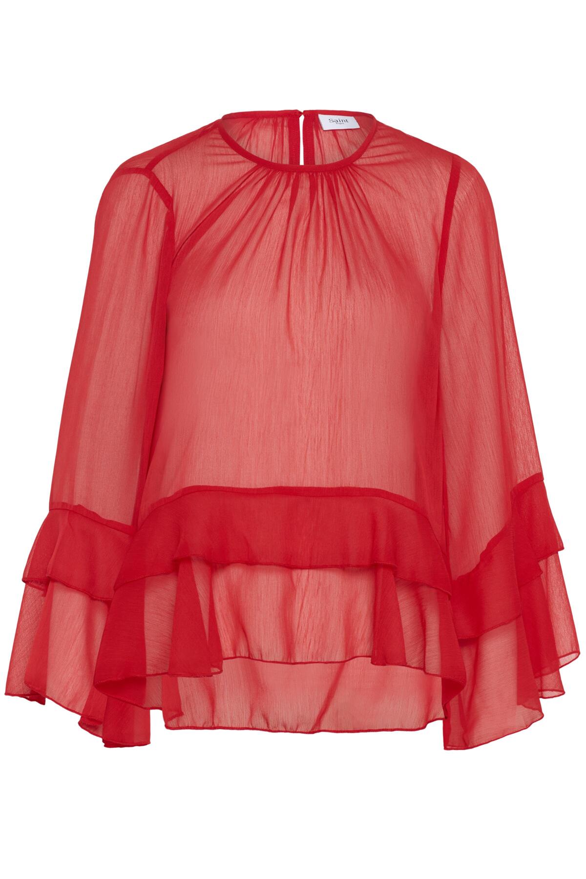 MazelleSZ Blouse Chinese Red - 30515020