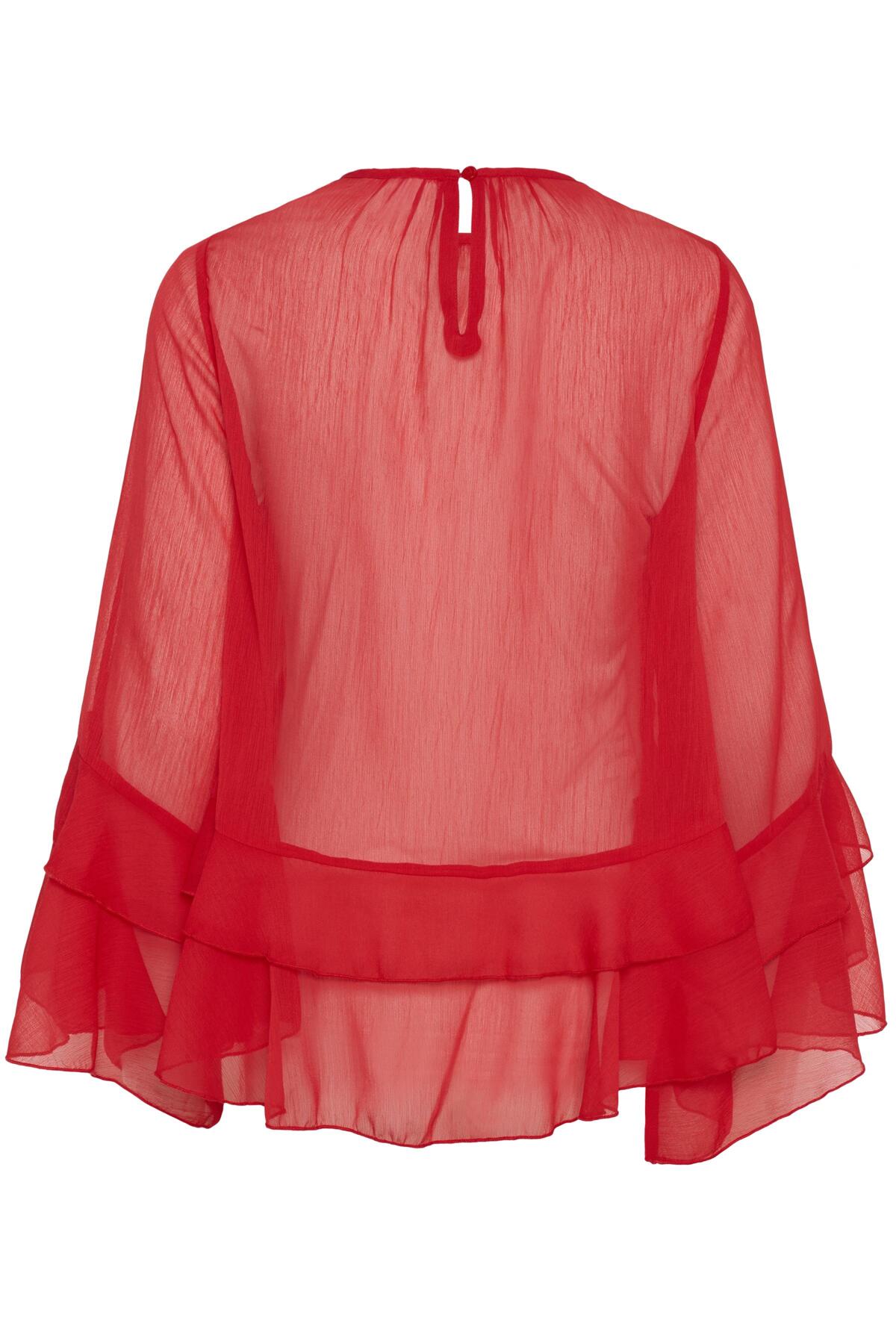 MazelleSZ Blouse Chinese Red - 30515020