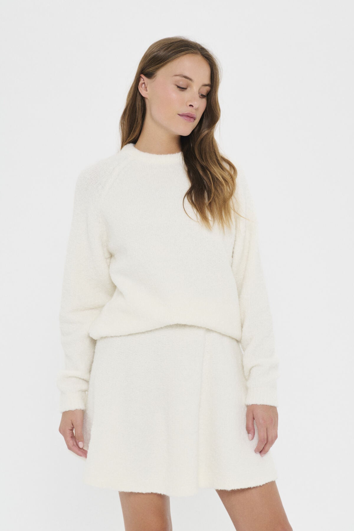 GelaSZ Raglan Pullover Bright White - 30515021