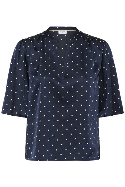 MagalieSZ Blouse Baritone Blue Ice - 30515028 Thumbnail