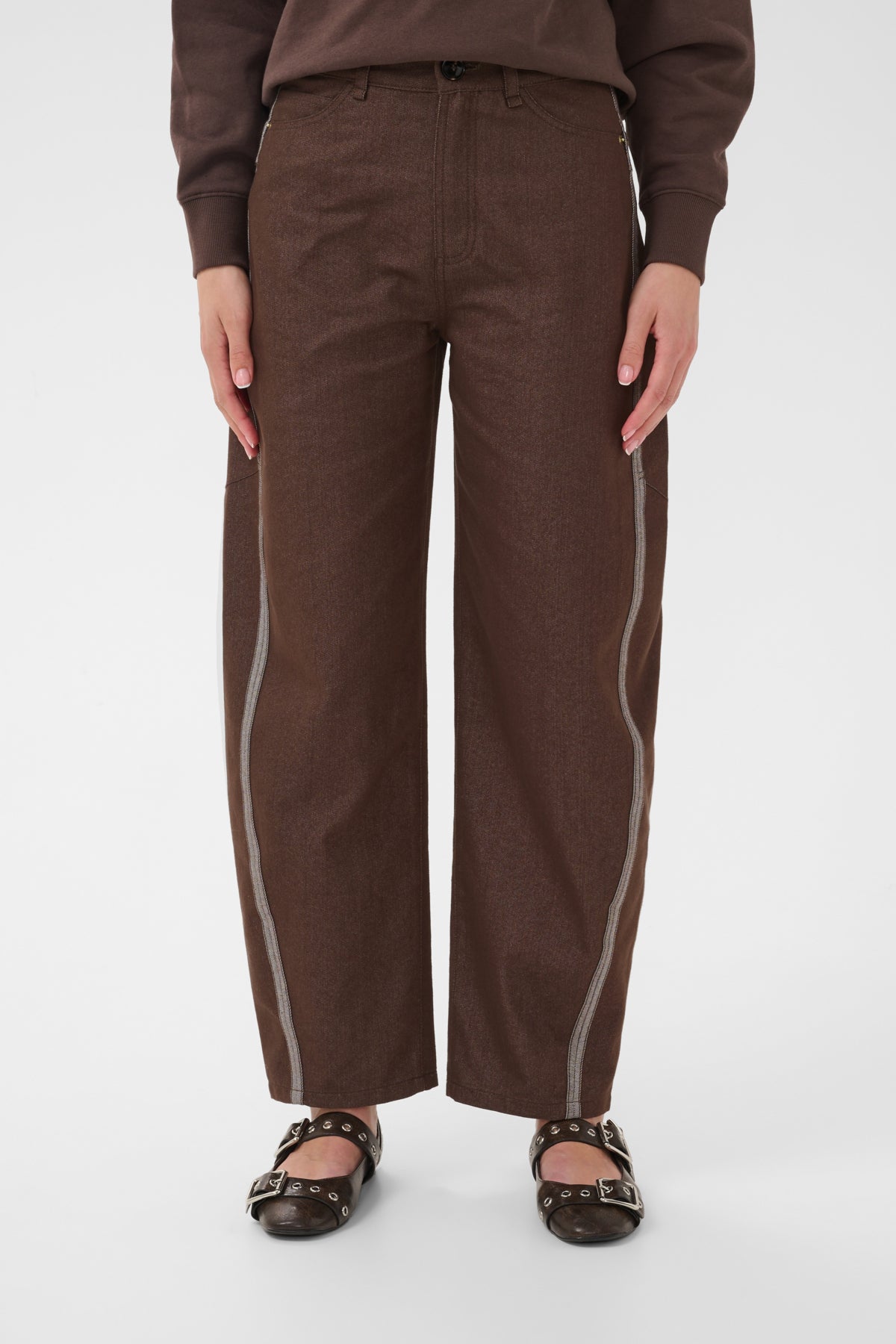 ShilohSZ Pants Chocolate Brown - 190912 - 30515247