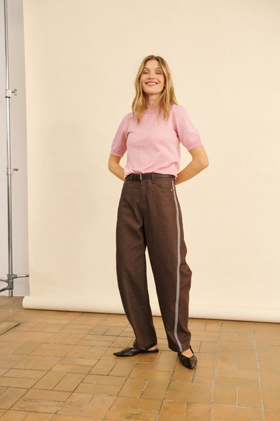 ShilohSZ Pants Chocolate Brown - 190912 - 30515247 Thumbnail