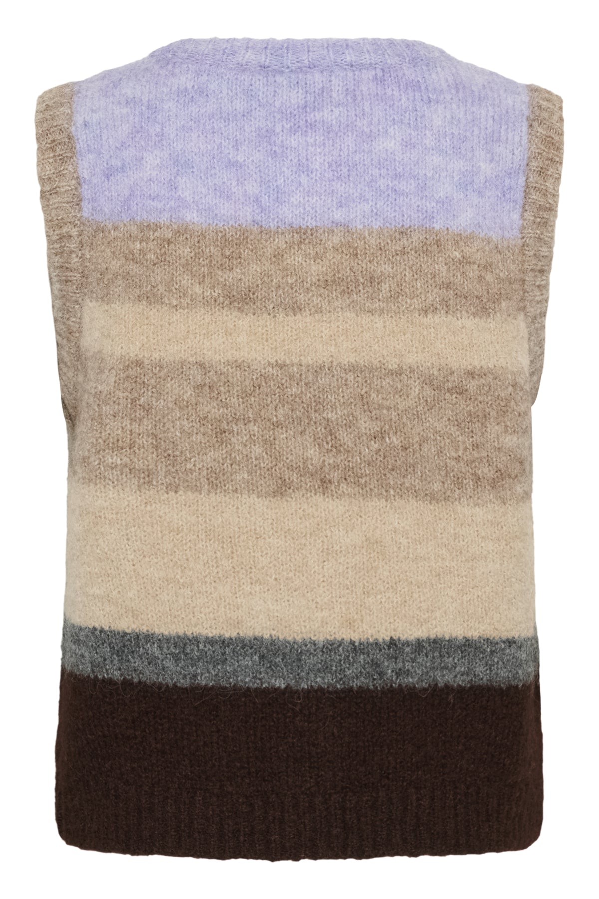 SeraphinaSZ Knit Vest Chocolate Lilac Multi Stripe - - 30515255