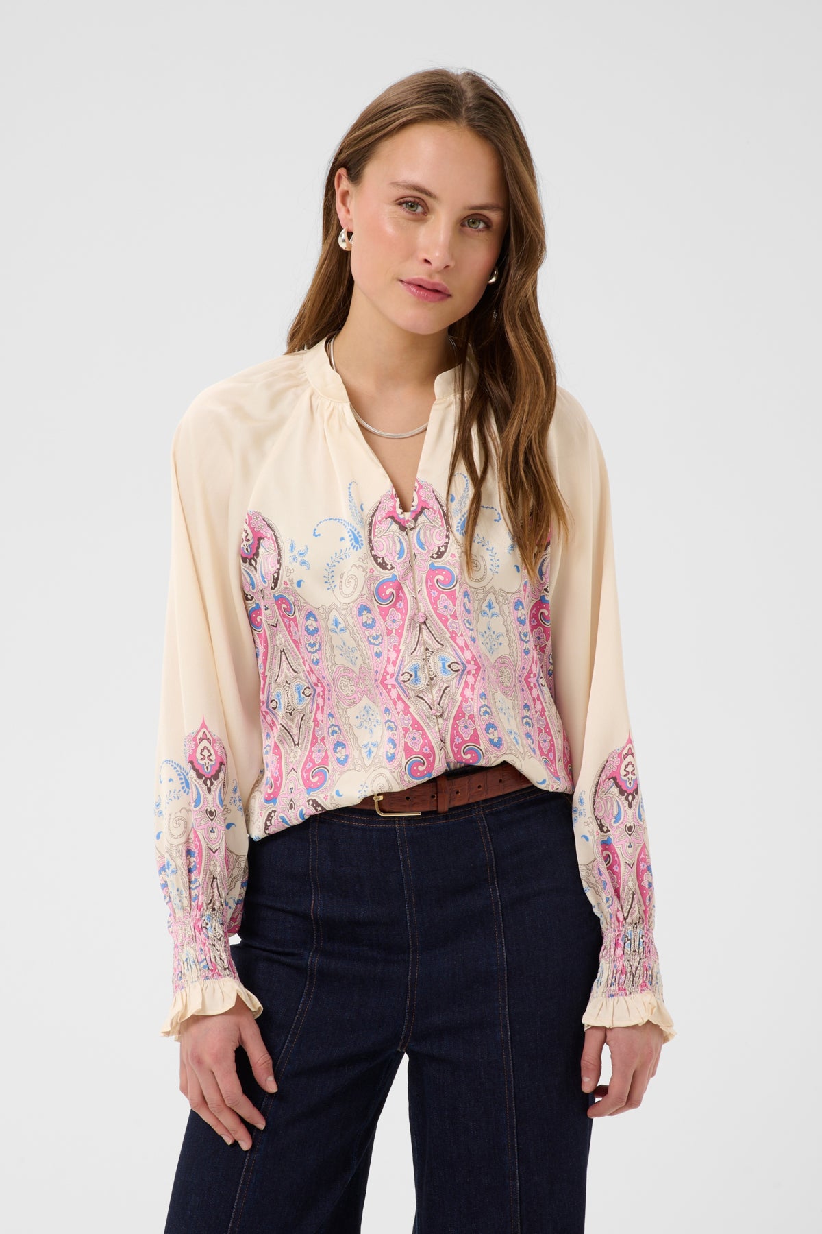 SuryaSZ Blouse Boarder Paisley - 305138 - 30515268