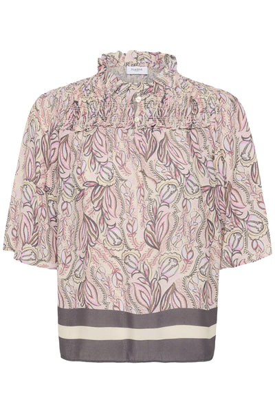 ShaktiSZ Blouse Dusty Pinks Arty Blooms - 3051 - 30515271 Thumbnail
