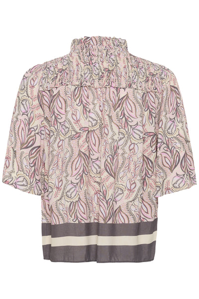 ShaktiSZ Blouse Dusty Pinks Arty Blooms - 3051 - 30515271 Thumbnail