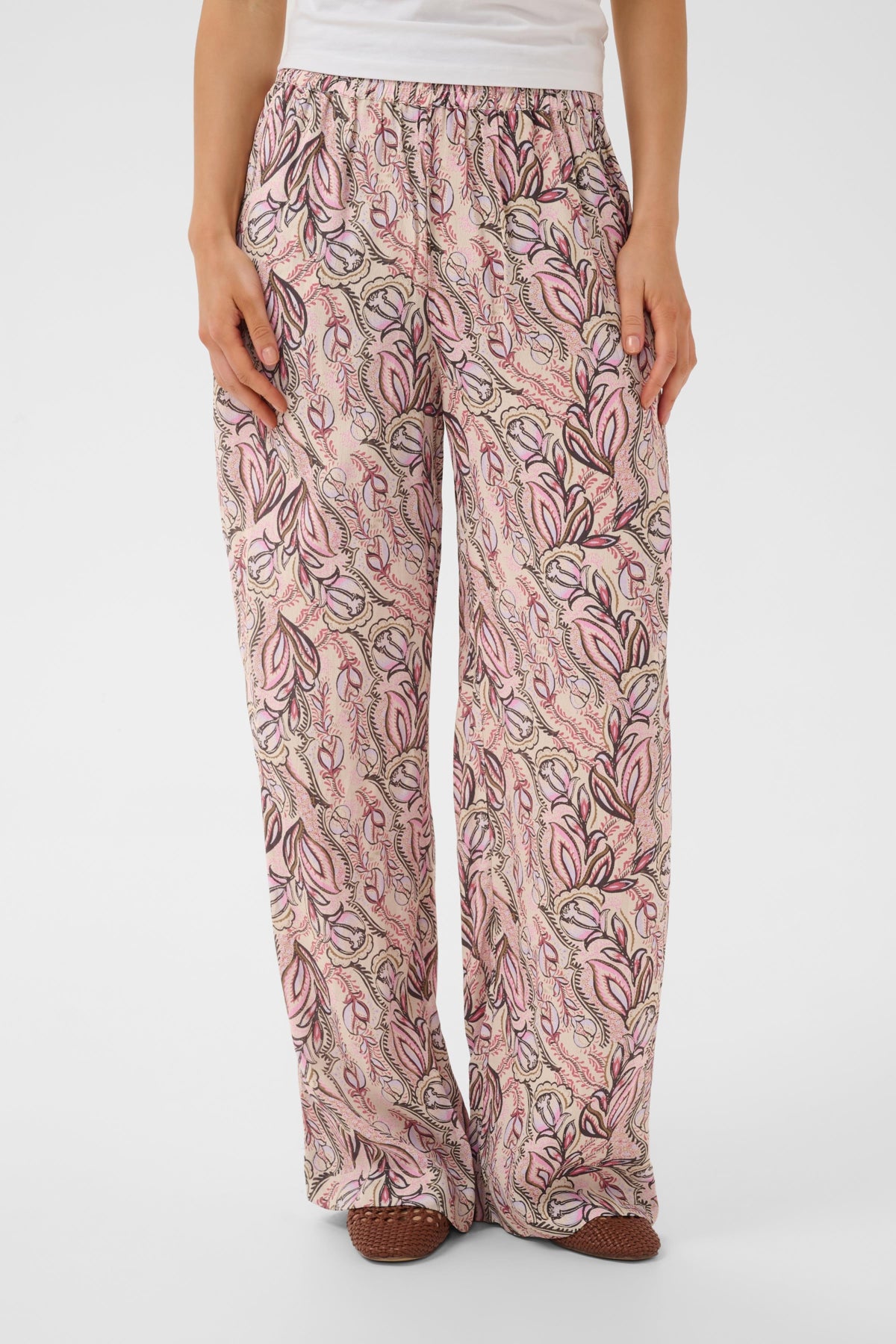 ShaktiSZ Pant Dusty Pinks Arty Blooms - 3051 - 30515272