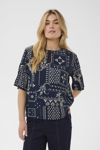 StephanieSZ Blouse NightSky Paisley Mosaic - 3050 - 30515280 Thumbnail
