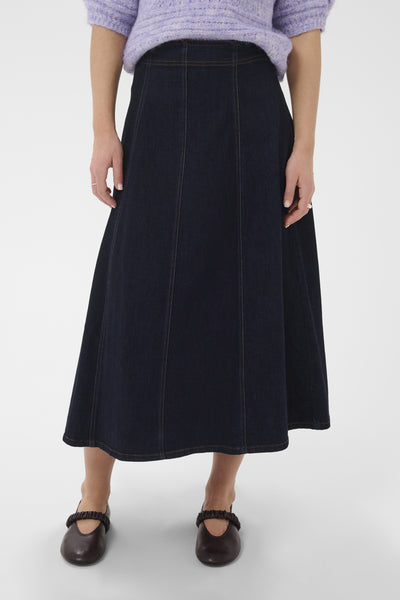 SambrinaSZ Skirt Dark Blue Denim - 600105 - 30515288 Thumbnail
