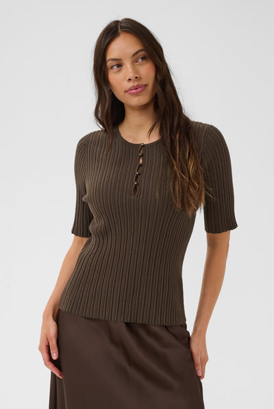 SigridaSZ SS Pullover Chocolate Brown - 190912 - 30515293 Thumbnail